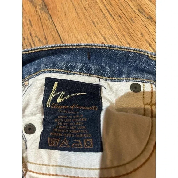 Citizens Of Humanity COH Kelly #063 Low Waist Cropped Jeans Size 29 - Picture 10 of 10